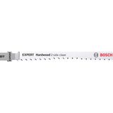 Bosch Professional 5x Expert Ahşap 2 Taraflı Temiz T 308 BFP Yapboz Bıçağı (Mutfak Tezgahı için, Plastik Kaplı Paneller, Uzunluk 117 mm, Yapboz Aksesuarları)