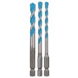 Bosch Professional Accessories 2608589529 Hex-9 Multi Konstrüksiyon amaçlı matkap 3lü-Set, 5/6/8 mm