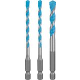 Bosch Professional Accessories 3x Expert Hex-9 Multiconstruction Delme Ucu Setleri (Beton, Yumuşak Döşemeler, Çelik, Yumuşak Ahşap, Plastik, 5-8 mm, Aksesuar Döner Matkap/Vidalamalar)
