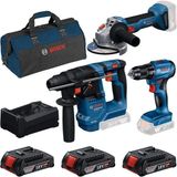 Bosch Professional Akülü Vidalama Seti 18V 3.0Ah Darbeli Mandren Özellikleri ile Taşınabilir - Yok