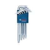 Bosch Professional Alyan Anahtar Takım Torx 9 Parça - 1600a01th4 Gri