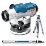 Bosch Professional çizgi lazeri ve çapraz hatlı lazer, GOL 32 D + BT160 + GR500
