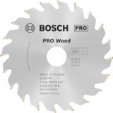 Bosch Professional Daire testere bıçağı, standart ahşap için (ahşap, 85 x 15 x 1,1 mm, 20 diş, akülü daire testere aksesuarı)