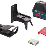 Bosch Professional GCL 2-50 Çizgi Lazer (15m Çalışma Alanı [Alıcı ile 50 m], 3 x AA Pil, IP 54 Toza Karşı Koruma Sistemi, Kırmızı Lazer, RM1 Tutucu, Takım Çantası)