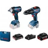 Bosch Professional Gds 18V-400 + Gsb 18V-50 Çift Akülü Elektrikli El Aletleri Seti 06019K0003