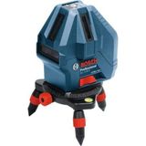 Bosch Professional GLL 5-50 X Çizgi Lazer (15m Çalışma Alanı [Alıcı ile 50m], Dikey ve Yatay Çizgi Yansıtma, 4 x AA Pil, Kırmızı Lazer, Tripod Adaptörü, Koruma Çantası)