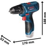 Bosch Professional Gsr 120-LI Matkap Kutusuz (Çanta, Kutu, Şarj Aleti ve Batarya Yoktur)