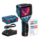 Bosch Professional GTC 600 C (1x 12V Akü, Şarj Cihazı, Çalışma Aralığı: –20 °C ila +600 °C, Çözünürlük: 256 x 192 px, Mobil Uygulama Fonksiyonu, L-Boxx)