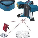 Bosch Professional GTL 3 Fayans Lazeri (20m Çalışma Alanı, IP54 Toz ve Sıçrayan Su Koruması, Hizalama Diski, Taşıma Çantası, Lazer Hedef tahtası)
