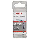 Bosch Professional HSS-AlTiN kademeli matkap ucu, 3 yüzeyli şaftlı (Ø 4-12 mm, 9 kademeli)