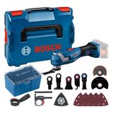 Bosch Professional System 18V Multi-Cutter GOP 18V-34 (titreşim kontrolü, birden fazla testere bıçağı dahil, 1 x zımpara plakası, 5 x zımpara diski, 5 x aksesuar, L-BOXX, aküsüz /