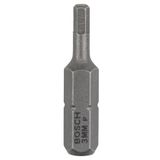 Bosch Professional uç ekstra sert alyan vidalar için (HEX3, uzunluk: 25 mm, 3 adet), 2607001722, gri