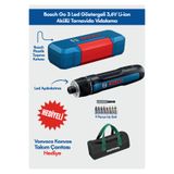 Bosch Profesyonel GO 3 Ledli 3,6V Li-ion Akülü Tornavida Vidalama Professional Şarjlı Akıllı Mini Matkap (Hediyeli)