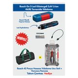 Bosch Profesyonel GO 3 Ledli 3,6V Li-ion Akülü Tornavida Vidalama Professional Şarjlı Akıllı Mini Matkap