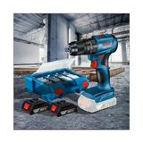 Bosch Profesyonel Gsb 185 Darbeli Çift Akülü 2X 2 Ah Matkap +82 Parça Uç Seti 06155990N2p