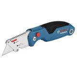 Bosch Profesyonel Katlanabilir Maket Bıçağı Ergonomik Tasarım ve Yumuşak Kauçuk Tutma Yeri ile Kolay Kullanım