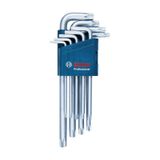 Bosch Profesyonel T10 - T50 Torx Alyan Takımı 9 Parça (10-50 mm) - 1600A01TH4