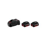Bosch Promix Akü Şarj Cihazı Seti 18.00 Volt 2 x 5.0 Ah Li-Ion Akü + Gal 1880 Cv Şarj Cihazı , Karton Kutuda