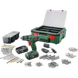 Bosch Psr 1800 Lı-2 Akülü Delme-Vidalama Makinesi+ Systembox + 241 Parça Set 06039A310s