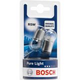 Bosch R5W Pure Light 12V 5W BA15S 2'li Ampul Park Stop Geri Vites Ampulü - Sarı