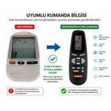 Bosch Rc-4 Rcl Klima Kumandası Eşdeğer Uyumlu Klima Uzaktan Kumandası