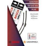 Bosch Renault Fluence 2009-2016 Muz Tipi Aerotwin Ön Silecek Takımı Bosch