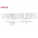 Bosch Renault Laguna 3 2.0 2001-2007 Ön Fren Balatası
