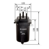 Bosch Renault Megane 2 1.5 DCI Mazot Filtresi
