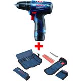Bosch Şarjlı Vidalama Matkap Seti 23 Parça + 2 Ah 12V Akü - Seçenek 1