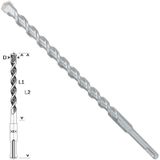Bosch SDS Plus 1 Taş ve Beton 16x250x310mm Matkap Ucu