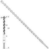 Bosch SDS Plus 1 Taş ve Beton 16x400x460mm Matkap Ucu