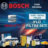 Bosch Seat Ibiza 1.6 Tdi Filtre Bakım Seti 2009-2014 3np Cay