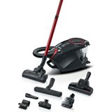 Bosch Seri 8 Kendi Filtresini Temizleyen 10 Yıl Motor Garantili Kovalı Pro Power En Güçlü Süpürgesi BGS7POW - Siyah - Kırmızı