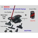 Bosch Serie 8 800 Watt Toz Torbasız Elektrikli Süpürge+Arzum Okka Türk Kahve Makinesi Hediye