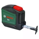 Bosch Şerit Metre 3M | Autolock; 19 Mm Genişliğinde Naylon Kaplı Bıçak; Metrik Ölçek; Çift Taraflı Kanca; Metal Kemer Klipsi