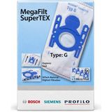 Bosch Siemens Profilo Uyumlu Megafilt Supertex Type G Süpürge Toz Torbası 4 Adet + 1 Mikro Filtre