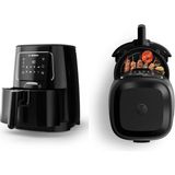 Bosch Siyah Air Fryer Sıcak Hava Fritöz, Sağlıklı ve Pratik Pişirme - Ahşap
