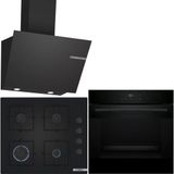 Bosch Siyah Ankastre Set HJG852YB0T-POP6C6P30O-DWK66PJ60T