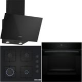 Bosch Siyah Ankastre Set HJG852YB0T-POP6C6P31O-DWK63PJ60T