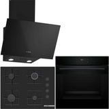 Bosch Siyah Ankastre Set HJG852YB0T-POP7C6P30O-DWK63PJ60T