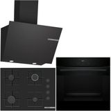 Bosch Siyah Ankastre Set HJG852YB0T-POP7C6P30O-DWK66PJ60T
