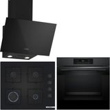Bosch Siyah Ankastre Set HJG852YT0T-POP6C6P31O-DWK63PJ60T