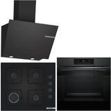 Bosch Siyah Ankastre Set HJG852YT0T-POP6C6P31O-DWK66PJ60T