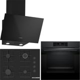 Bosch Siyah Ankastre Set HJG852YT0T-POP7C6P30O-DWK63PJ60T
