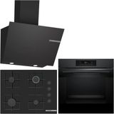 Bosch Siyah Ankastre Set HJG852YT0T-POP7C6P30O-DWK66PJ60T