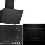 Bosch Siyah Ankastre Set HUA717BA0T-PNP6C6O12O-DWK66PJ60T