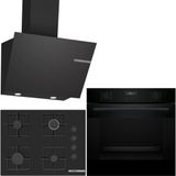 Bosch Siyah Ankastre Set HUA717BA0T-POP7C6P30O-DWK66PJ60T