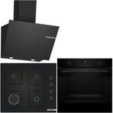 Bosch Siyah Ankastre Set HUA736EA0T-POP6C6P31O-DWK66PJ60T