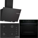 Bosch Siyah Ankastre Set HUA736EA0T-POP7C6P30O-DWK66PJ60T