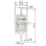 Bosch Skoda Fabia 1.2 2002-2004 Benzin Filtresi